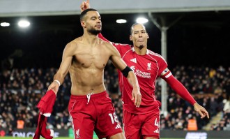 英超-维尔茨争议进球 利物浦第97分钟遭绝平2-2富勒姆