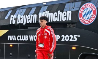 TA：埃弗顿有意19岁拜仁左后卫亚当-阿兹努