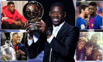 与梅西并肩！登贝莱再迎利好，跻身金满贯行列，C罗都未曾达成